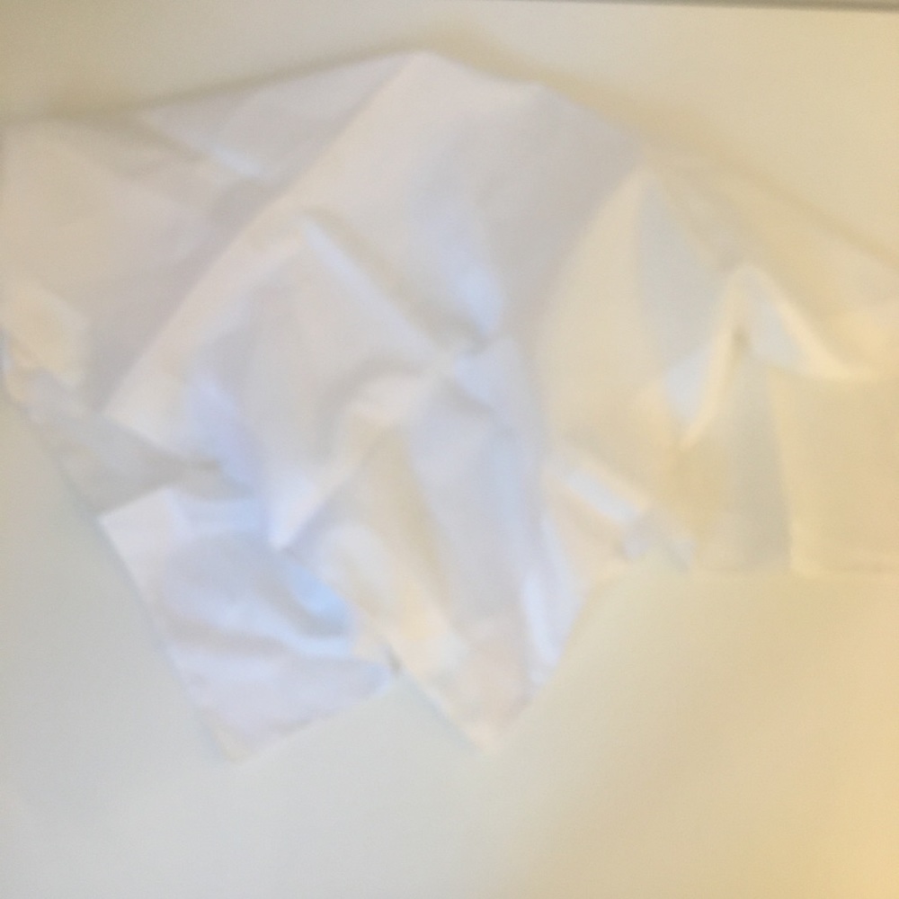 White sheer scarf